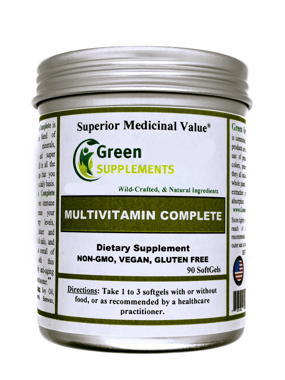 Multivitamin Complete Daily Nutrition for Energy And Immunity – Green ...