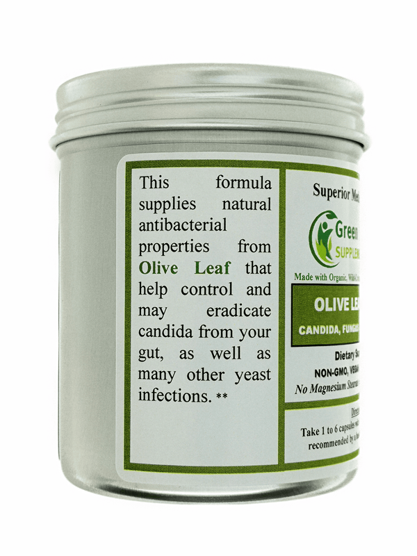 Buy Olive Leaf Supplement Online Candida, Yeast, HPylori, Fungus