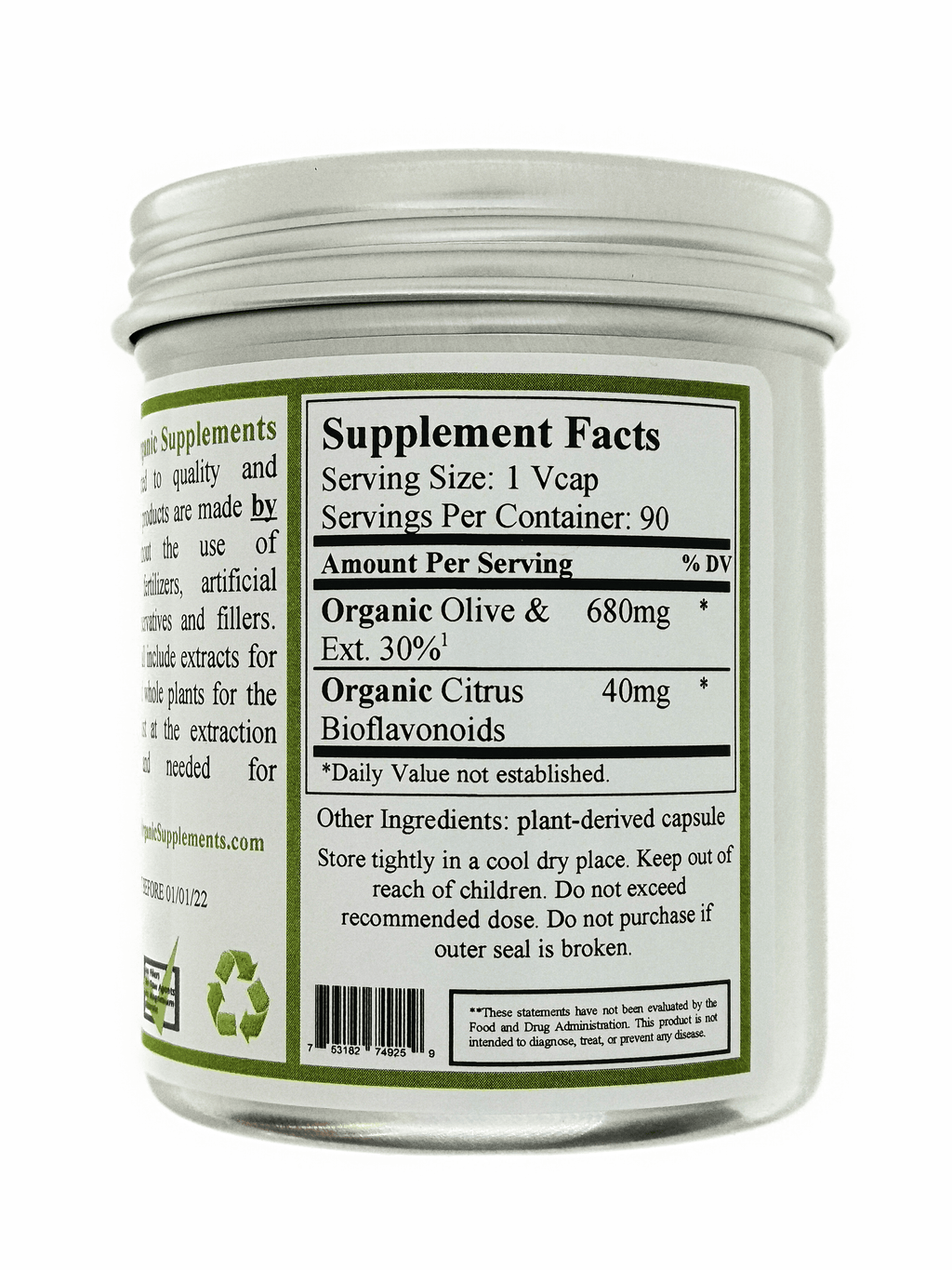 Olive Leaf, Candida, Yeast, H-Pylori, Fungus
