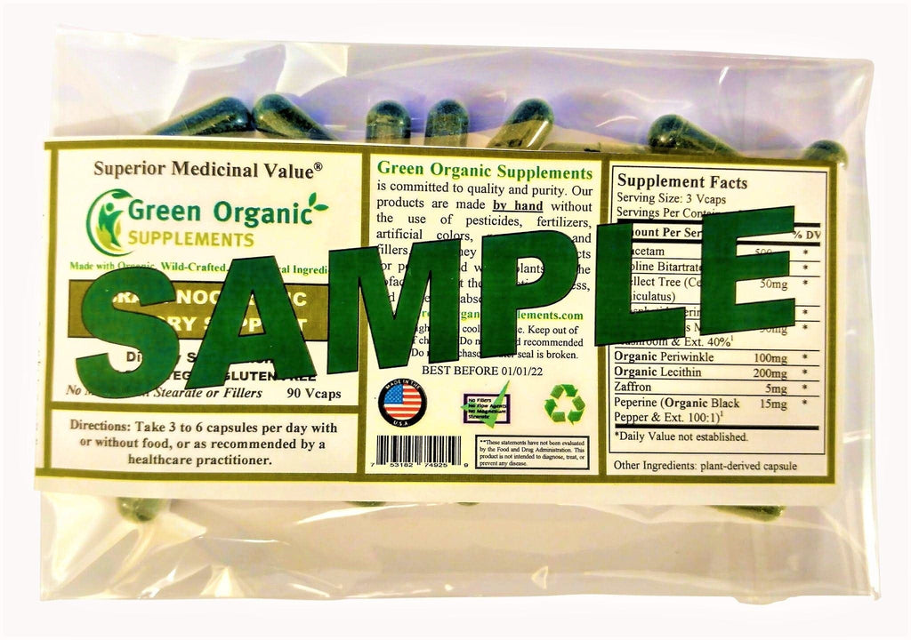 Free organic supplement samples